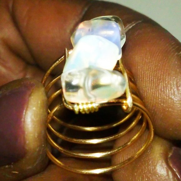 Opalite Statement Ring - Picture 3 of 9